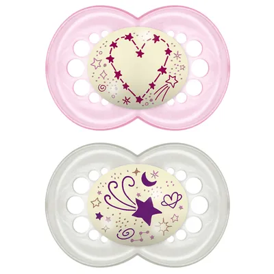 Kit Chupeta Bebê Mam Original Night Tamanho 02 - 02 Unidades Kit Chupeta Bebê Mam Original Night Tamanho 02 - 02 Unidades