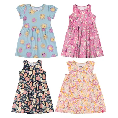 Kit Bebê Elian Vestido 12 Peças Kit Bebê Elian Vestido 12 Peças