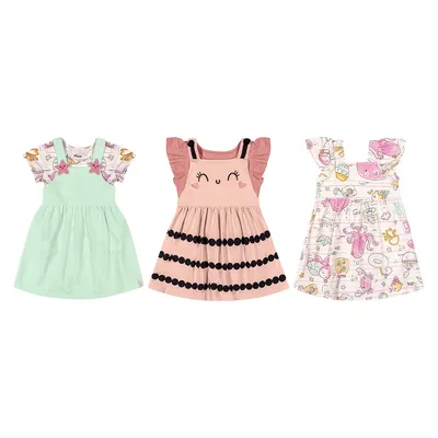Kit Bebê Elian Vestido 9 Peças Kit Bebê Elian Vestido 9 Peças