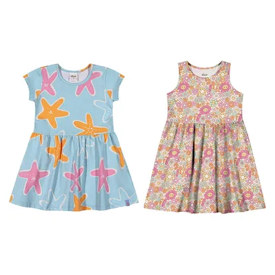 Kit Infatil Elian Vestido 12 Peças Kit Infatil Elian Vestido 12 Peças