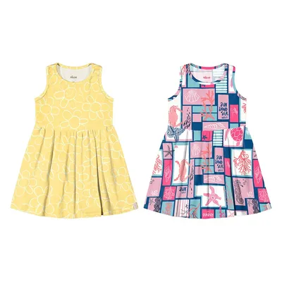 Kit Infantil Elian Vestido 9 Peças Kit Infantil Elian Vestido 9 Peças