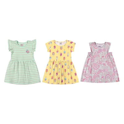 Kit Infantil Elian Vestido 9 Peças Kit Infantil Elian Vestido 9 Peças