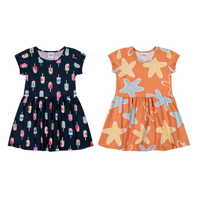 Kit Infantil Elian Vestido 9 Peças Kit Infantil Elian Vestido 9 Peças