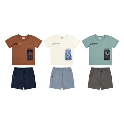 Kit Conjunto Infantil Elian Menino 9 Peças Kit Conjunto Infantil Elian Menino 9 Peças