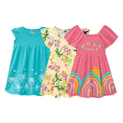 Kit Vestido Infantil Marlan Menina Com 9 Peças Kit Vestido Infantil Marlan Menina Com 9 Peças