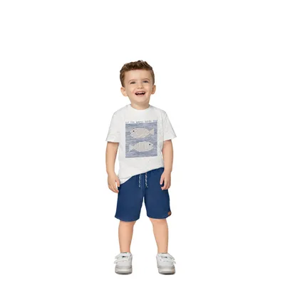 Conjunto Infantil Milon Camiseta Meia Malha E Bermuda Conjunto Infantil Milon Camiseta Meia Malha E Bermuda