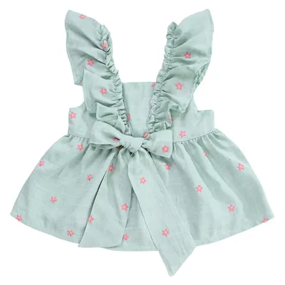 Conjunto Infantil Kookabu Bata Estampa Florzinhas E Short Conjunto Infantil Kookabu Bata Estampa Florzinhas E Short