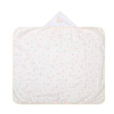 Toalha Capuz Bebê Papi Bordado Fralda Soft Patos Toalha Capuz Bebê Papi Bordado Fralda Soft Patos