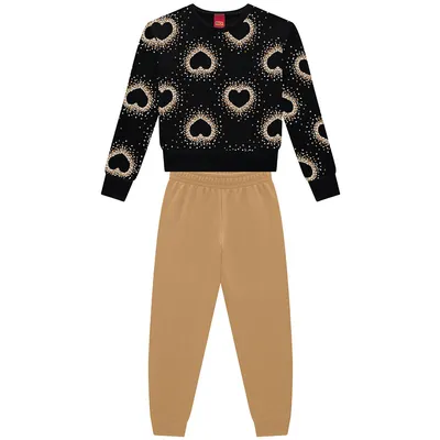 Conjunto Kyly Feminino em Moletom Peluciado Conjunto Kyly Feminino em Moletom Peluciado