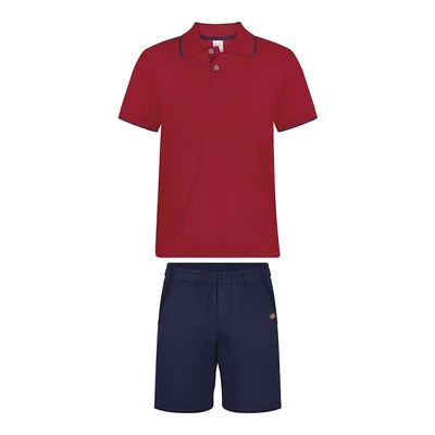 Conjunto Juvenil Alakazoo Camiseta Gola Polo E Bermuda Conjunto Juvenil Alakazoo Camiseta Gola Polo E Bermuda