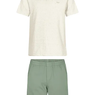 Conjunto Juvenil Alakazoo Camiseta Meia Malha E Bermuda Conjunto Juvenil Alakazoo Camiseta Meia Malha E Bermuda