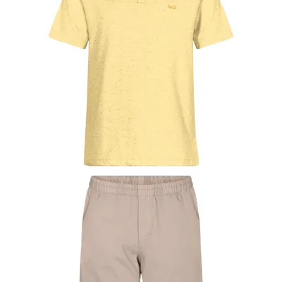 Conjunto Juvenil Alakazoo Camiseta Meia Malha E Bermuda