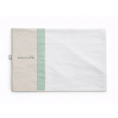 Fronha Minasrey Loupiot Nature Bordado Ramos