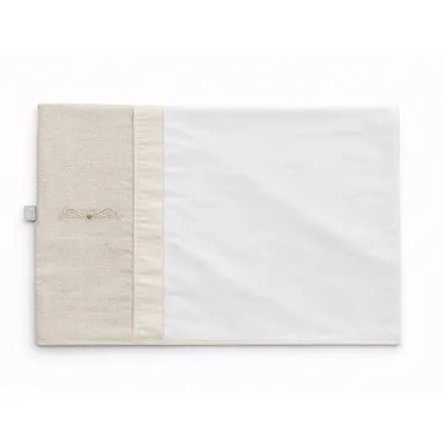 Fronha Minasrey Loupiot Nature Bordado Ramos