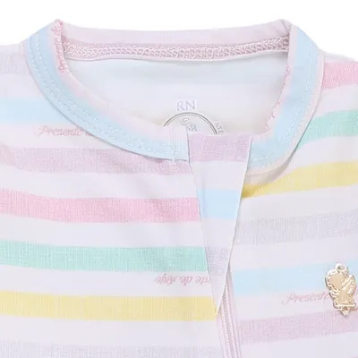 Macacão Bebê Presente De Anjo Com Botão Estampa Circo Macacão Bebê Presente De Anjo Com Botão Estampa Circo