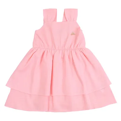 Vestido Infantil Milli Nina Alça Babado Duplo Vestido Infantil Milli Nina Alça Babado Duplo