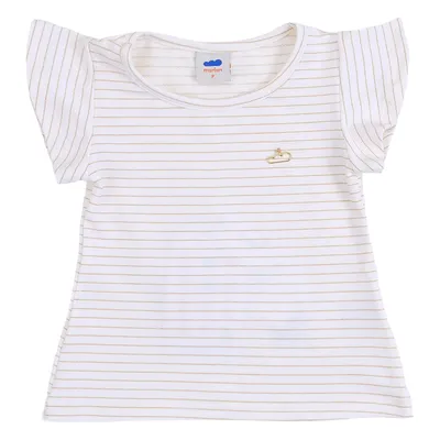 Blusa Infantil Marlan Manga Curta Fio Lurex Detalhe Pingente