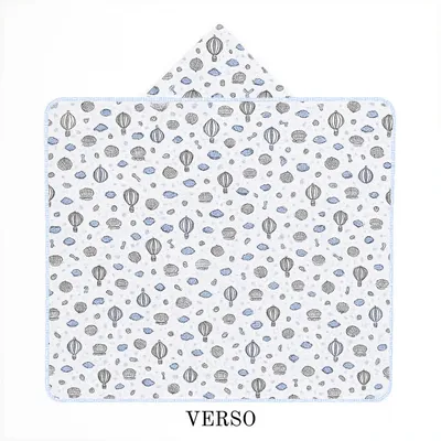 Toalha Com Capuz Loupiot Temas Felpa Balões Toalha Com Capuz Loupiot Temas Felpa Balões