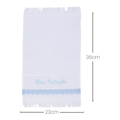 Toalha De Boca Bordado Meu Batizado Com Renda Prensada 17184 Toalha De Boca Bordado Meu Batizado Com Renda Prensada 17184