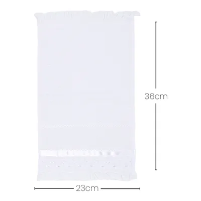 Toalha De Boca Para Batizado Com Cetim 19459 Toalha De Boca Para Batizado Com Cetim 19459