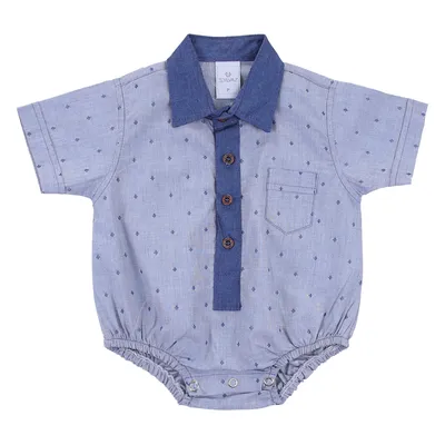 Body Camisa Sylvaz Com Detalhe Na Gola