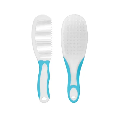 Kit Escova E Pente Buba Cerdas Macias