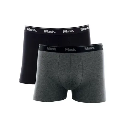 Kit Cueca Boxer Mash Duque Em Cotton Com 02 Peças Masculino Kit Cueca Boxer Mash Duque Em Cotton Com 02 Peças Masculino