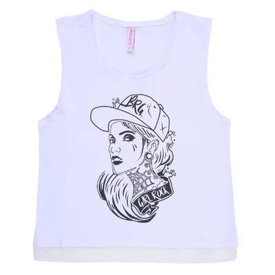 Blusa Juvenil Abrange Modelo e Estampa Sortida Menina