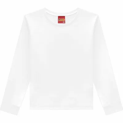 Camiseta Kyly Manga Longa Em Meia Malha Lisa 4/8 Camiseta Kyly Manga Longa Em Meia Malha Lisa 4/8