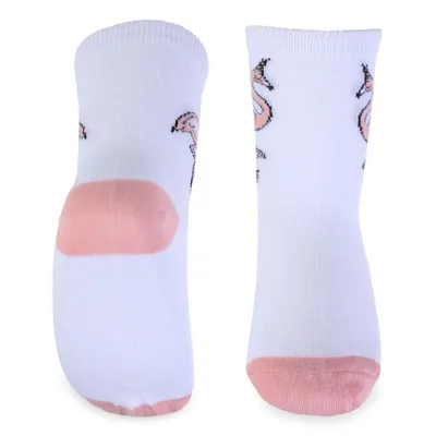 Meia Infantil Color Girl Lolô Friends Achadinhos Flamingo Meia Infantil Color Girl Lolô Friends Achadinhos Flamingo