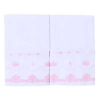 Kit Pano De Boca Bordados Alexandra 02 Unidades Com Bordado