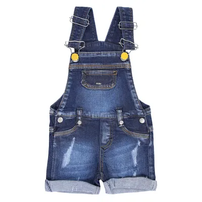 Jardineira Jeans Mackvanny Com Lycra Used E Puídos Menino Bebê Jardineira Jeans Mackvanny Com Lycra Used E Puídos Menino Bebê