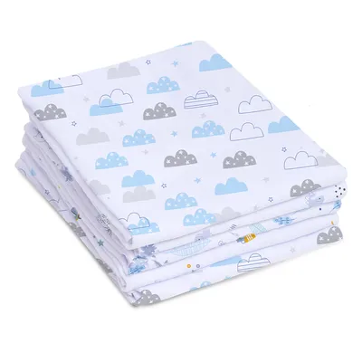 Fralda Papi Mami Super Luxo 05 Unidades Com Bainha 70x70 Menino