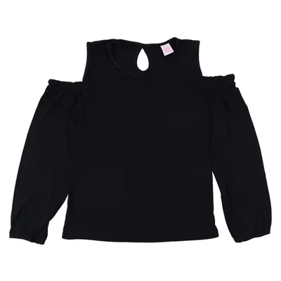 Blusa Rose Feijão Manga Longa Ombro Vazado Princesa Blusa Rose Feijão Manga Longa Ombro Vazado Princesa