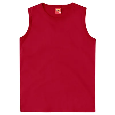 Camiseta Regata Juvenil  Kyly Meia Malha Básica Camiseta Regata Juvenil  Kyly Meia Malha Básica