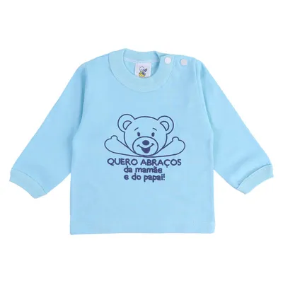 Kit Camiseta Gente Miúda Manga Longa Sortido Frases Kit Camiseta Gente Miúda Manga Longa Sortido Frases