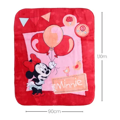Cobertor Jolitex Disney Baby Raschel Minnie Festa 90x1,10 Cobertor Jolitex Disney Baby Raschel Minnie Festa 90x1,10