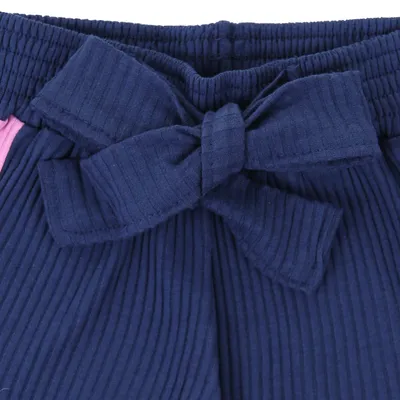 Short Fakiini Kids Em Ribana Canelada Detalhe Laço Short Fakiini Kids Em Ribana Canelada Detalhe Laço
