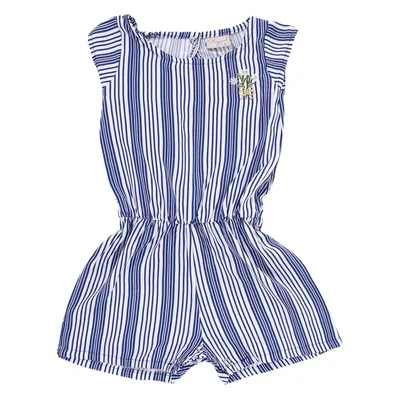 Macaquinho Playground Com Amarração E Detalhe Listrado Macaquinho Playground Com Amarração E Detalhe Listrado