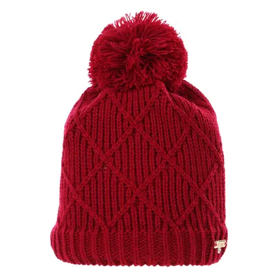 Touca Everly Lã Fio Lurex Com Pompom Touca Everly Lã Fio Lurex Com Pompom