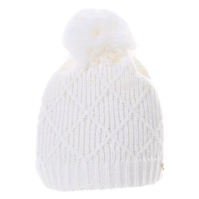 Touca Everly Lã Fio Lurex Com Pompom Touca Everly Lã Fio Lurex Com Pompom