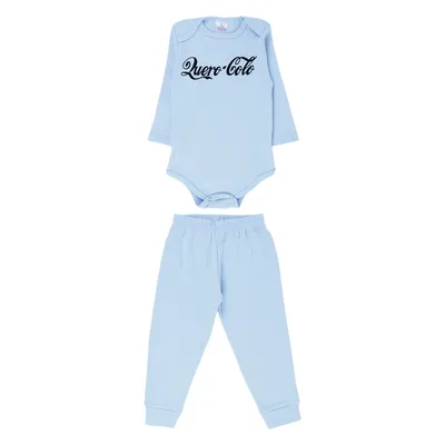 Conjunto Kappes Em Suedine 02 Peças Manga Longa Sortido Menino