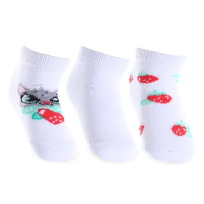 Meia Soquete Bebê Puket Tripack Club