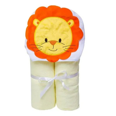 Toalha Com Capuz Papi Toys Com Bordado De Leão 90 x 70