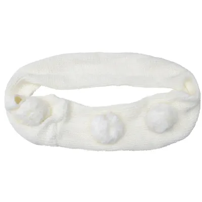 Gola Everly Acrílica Com Pompom Gola Everly Acrílica Com Pompom