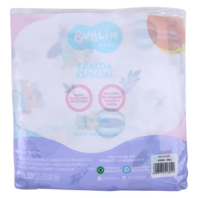 Fralda Incomfral Bambi Estampa Masculina Com 05 Peças Fralda Incomfral Bambi Estampa Masculina Com 05 Peças