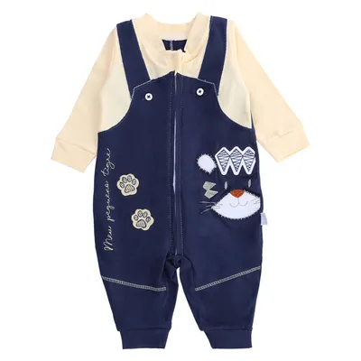 Macacão Longo Le Bhua Com Detalhe De Leão