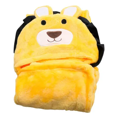 Manta Jolitex Baby Com Capuz Leão 75 x 100