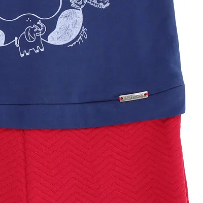 Macacão Curto Bebê Le Bhua Com Estampa Bichinhos