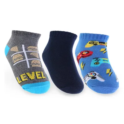 Kit Meia Infantil Selene Estampada - 03 Peças Kit Meia Infantil Selene Estampada - 03 Peças